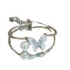 2024 nuevo grava poco profunda perla de mariposa viento frío verano lujo ligero nicho alta sensación pulsera pulsera
