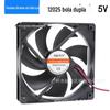 Vendas Diretas da Fábrica 12025 5V 12V 24V Rolamento Duplo 12CM Silencioso Ventilador de Resfriamento para Gabinete de Alimentação