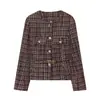 Popular Internacional Aliexpress Zr Roupas Femininas Exportação Roupas Femininas Atacado Outono Cintura Ajustável Lã Manga Longa Jaqueta