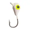 Anzol de Cabeça Chumbada Escovado em Forma de Diamante de 5 Cores Transfronteiriço Anzol de Pesca 1,2g Micro Colorido Anzol de Pesca no Gelo Isca Artificial para Peixe Macio