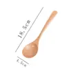 Colher de madeira atacado colher japonesa de cabo longo colher de mel colher de café colher de misturar talheres de madeira colher de arroz infantil colher de sopa