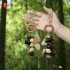 Chocalhos Naturais de Casca de Fruta e Sementes de Plantas, Enfeites para Carro, Pingentes de Sino de Vento Cura Artística de Nicho, Venda por Atacado do Fabricante
