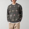 Suéter de punto inferior suéter gris sensación de otoño e invierno ropa interior falsa nuevo diseño para hombre 20 moderno 23