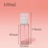 Frasco borrifador hidratante branco em estoque 100/120/150ml toner frasco borrifador pequeno frasco de viagem portátil para recarga