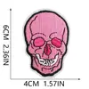 50 Piezas Parche de Tela Bordado de Mezclilla Rosa Estilo Western Parche de Guitarra Cabeza de Toro Etiqueta Bordada para Bolso de Chica del Desierto Gobi