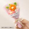 Dia do Professor Produto Finalizado: Flores de Lã Tricotadas Mini, Flores Artificiais, Pequenos Buquês para Meninas, Presentes para Professores, Lembrancinhas