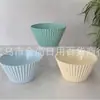 Maceta de plástico moderna y minimalista para balcón de casa, adecuada para plantas verdes y suculentas, maceta artesanal de nuevo diseño para plantas de escritorio de interior