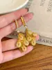 Pendientes de Diamante Brillante y Hoja de Oro Estilo Nuevo 2025 para Mujer, Pendientes de Alta Gama y Elegantes, Pendientes Súper Bonitos, Únicos y Hermosos