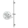 Ciencia kedelin acero inoxidable soporte para ducha de baño simple estante para ducha boquilla para manguera juego de tres piezas