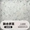 Bolsa de 500g de recambios de cuentas de 2.6mm, 265 colores, cuentas de fusión de alta calidad, venta al por mayor solo para tiendas físicas