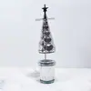 Venta al por mayor de fábrica Amazon INS Celebridad de Internet Árbol de vela aromática navideña Flujo de aire Árbol Portavelas Giratorio Linterna