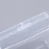 Caja Rectangular Transparente de Plástico PP Caja para Maquillaje en Polvo Caja para Esponjas de Lavado Facial Caja de Almacenamiento Caja de Maquillaje Caja de Empaque para Tarjetas y Accesorios de Coche