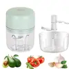 Amassador de Alho Multifuncional, Moedor de Alho Elétrico, Mixer de Alho, Pequeno Picador de Alho Doméstico, Fazer Pasta de Alho, Processador de Alimentos para Bebês, Moedor de Carne