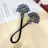 Pinza para el Cabello de Pavo Real Retro para Mujer, Hacedor de Moños para la Parte Posterior de la Cabeza, Pinza para el Cabello de Chica Perezosa, Accesorio para el Cabello de Alta Gama
