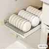 Estante de Almacenamiento de Cocina Extraíble Debajo del Fregadero, Caja de Almacenamiento de Gabinete Profundo Tipo Cajón para Platos y Utensilios