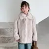 Ropa de abrigo de pelo para niñas Zorro sintético Mono Niña Divina Tallas Medianas y Grandes Ropa de abrigo de pelo para niños Ropa de abrigo de invierno para niños