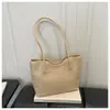 2026 Nuevo Bolso de Hombro Único de Alta Gama, Simple y Moderno, Gran Capacidad, Bolso para el Trabajo, Bolso Tote de Moda Retro de Verano, Bolso de Mujer