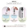 Botella de perfume portátil de 5 ml con atomizador automático, recargable, de aluminio, vacía.