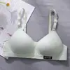 Lencería Estilo Coreano para Niñas y Estudiantes Sujetador sin Aros Taza B Lencería para Mujeres, Cómoda, Transpirable y Delgada, Push-Up para Prevenir la Exposición