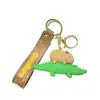 Carto Card Pibala Chaveiro Capivara Criativa Pingente de Mochila Escolar Chaveiro de Carro Crianças Bebê Máquina Pequeno Presente
