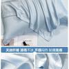 Un Par de Fundas de Almohada de Tencel para Uso Doméstico, Fundas de Almohada de Seda Pura, Color Sólido, Funda Individual para Núcleo de Almohada de Dormitorio Estudiantil