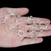 Juguetes sexuales para adultos unisex con collar, para colgar externamente en el anillo de bloqueo de cuentas, anillo de ojo de oveja, anillo bloqueador del prepucio, anillo de retraso