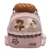 Yue Zi 2026 Otoño/Invierno Nuevo Dulce Doble Hombro Mochila Escolar para Niña Secundaria/Preparatoria Campus Ligera Gran Capacidad Mochila Cuadros