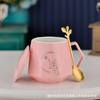 Caneca de Cerâmica Caneca para Uso Doméstico para Mulheres, Brindes Empresariais para Hotel, Logotipo Impresso, Copo de Água para Casamento Lua Cheia, Lembrancinha