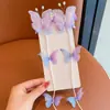 Presilhas de Cabelo Infantis, Presilhas de Cabelo de Borboleta para Meninas, Correntes de Cabelo Trançadas Doces e Feéricas, Acessórios de Cabelo, Adereços de Cabeça