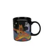 Taza de Regalo Cultural y Creativa Urbana, Taza de Gama Alta con Calefacción que Cambia de Color, Taza Sensible a la Temperatura, Taza de Té Personalizada para Negocios Corporativos, Cerámica