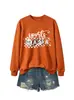Mama esportiva Amazon eBay loja independente moletom feminino novo com gola redonda e mangas compridas moderno e estiloso