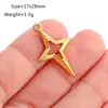 Accesorios colgantes tridimensionales de acero inoxidable transfronterizos sol amor oso delfín unicornio estrella para hombre DIY