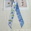 Loja de Casamento Longa Fita Lenço de Seda Faixa de Cabelo para Mulheres, Elástico de Cabelo, Fita de Cabelo, Lenço Multifuncional Fofo para Meninas