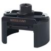 Llave para filtro de aceite en forma de U, llave para rejilla de aceite, tipo tapa, herramienta multifuncional ajustable para extracción de filtro de aceite.