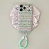 Funda de vid con hojas brillantes adecuada para iPhone 18 Pro Max, Apple 17 Pro, funda de teléfono linda para mujer con anillo colgante