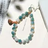Colgante para Teléfono de Pata de Gato Frita en Carbono Multicolor y Semilla de Bodhi para Mujer, Súper Lindo, Amuleto de la Suerte, Cadena Antiperdida para Muñeca, Colgante para Bolso, Venta al por Mayor de Fábrica