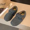 Zapatos peludos de alta gama para mujer, nueva colección otoño/invierno 2026, de suela gruesa, que aumentan la altura, totalmente cerrados, tipo Birkenstock, sin cordones, cálidos, de algodón