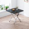 Mesa plegable para comedor, sencilla, para uso doméstico, para alquiler en dormitorios, mesa rectangular, mesa de escritura, mesa pequeña portátil.