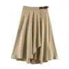 Falda Midi Irregular Elegante de Moda para Mujer Estilo Europeo y Americano Transfronterizo 2026 5029155