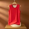 Camisa Base Térmica Colete Espesso com Forro de Lã de Carneiro para Homens e Mulheres, Colete Base para Outono e Inverno, Peça Única de Casal