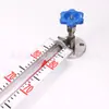 Hg5-227-80 Indicador de Nivel de Líquido de Tubo de Vidrio Tipo Rosca de Brida Acero Inoxidable Indicador de Nivel de Agua Tipo Brida Interruptor de Flotador Magnético
