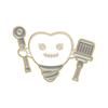 Desenho Animado Novo Produto Série de Cuidados Dentários Broche de Liga Dentista Roupas Bolsa Decoração Emblema