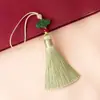 Marcador Pequeño en Forma de Nube de 7 cm con Borlas, Colgante para Teléfono Móvil, Borla Pequeña, Memoria USB, Bolsita, Colgante de Bolsita al por Mayor
