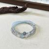 Pulseiras de Casal Empilhadas Tianzhu Mais Vendidas para Mulheres, Pulseiras de Três Círculos para Homens, Presentes para a Temporada de Formatura, Presentes de Design de Pulseira Masculina