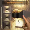 Luz de Noche de Proyección enchufable GY207 Lente con Patrón de Diamante Luz de Noche de Proyección de Cielo Estrellado para Habitación