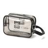 Bolsa de cosméticos de viagem transparente Bolsa de lavagem portátil de grande capacidade Bolsa de armazenamento à prova d'água Bolsa de armazenamento de roupas íntimas cosméticas Atacado