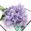 Simulación Tres Puntas Flores de Lirio Pequeñas Arreglo Floral Bloque Flor Flores Artificiales Material Floral Decoración de Boda Flores Artificiales