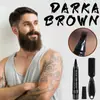Kit de Lápiz Rellenador de Barba Eelhoe para Hombre, Barba Natural a Prueba de Agua, Lápiz para Dibujar Barba