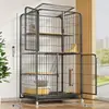 Gaiola extra-larga para gatos para uso interno, espaçosa villa de atividade para gatos com caixa de areia integrada, castelo para gatos, casa fofa com estrutura de escalada para animais de estimação