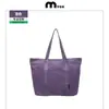 Bolsa Tote Logo Personalizado Bolsa para Viajar Casual Bolsa para Yoga Deportes Bolso de Hombro Ligero Simple Gran Capacidad Bolso de Mano